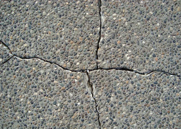 concrete crack repair photo