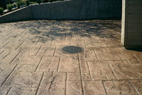 Click on the image to see the detailed photo page of this concrete tinting and restoration picture....